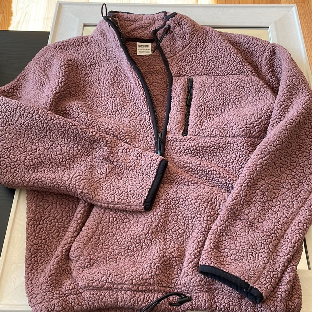 SWEATER ZIP UP FROM PINK